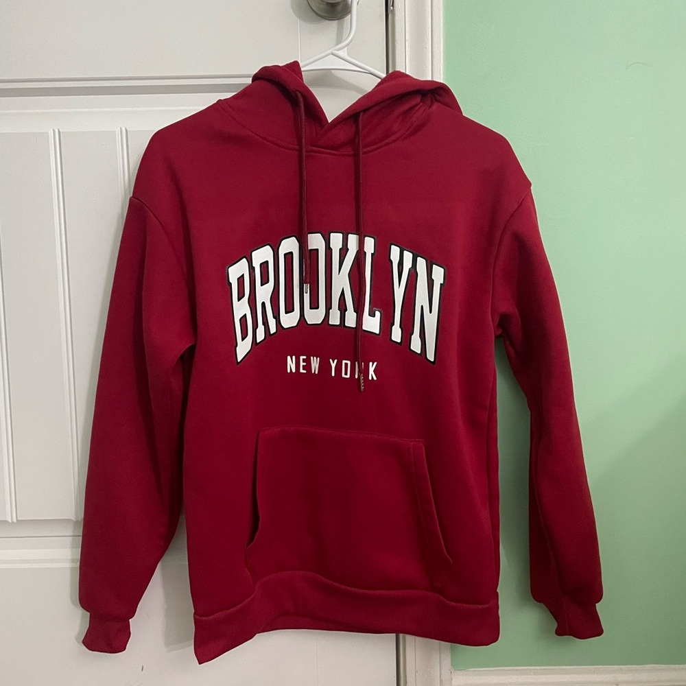Women's Letter Print Long Sleeve Drawstring Pullover